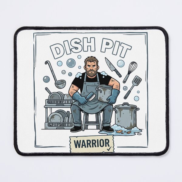 Item preview, Dish Pit Warrior Restaurant Design designed and sold by BrewChef.