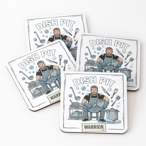Item preview, Dish Pit Warrior Restaurant Design designed and sold by BrewChef.