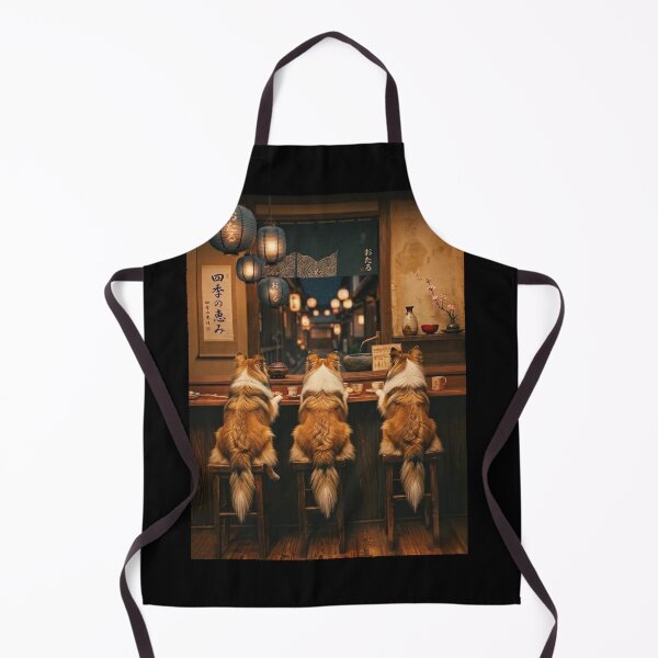 Item preview, Japanese Shetland Sheepdog Art Foodie Dog Owner designed and sold by DoodleTortle.