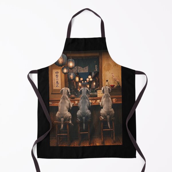 Item preview, Japanese Weimaraner Art Foodie Dog Owner designed and sold by DoodleTortle.