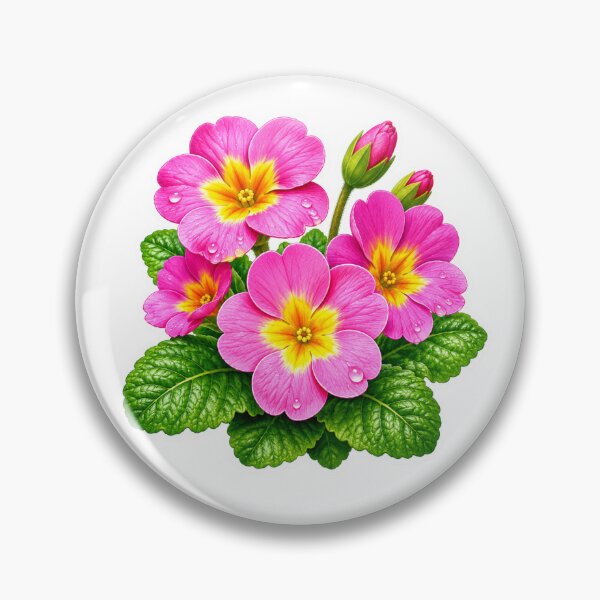 Item preview, Primrose Flower Spring Floral Art designed and sold by PriyankaSonara.
