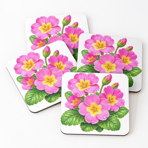 Item preview, Primrose Flower Spring Floral Art designed and sold by PriyankaSonara.