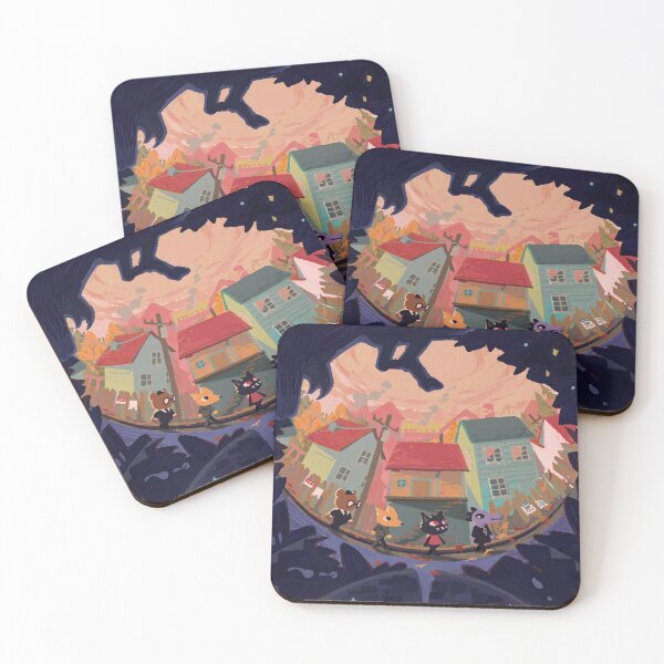 Item preview, Night in the woods scene Town and Night designed and sold by · GAMING SOUL ·.