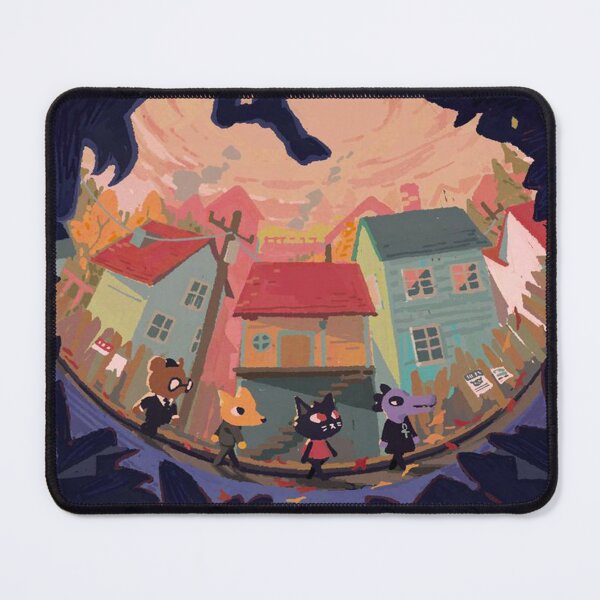 Item preview, Night in the woods scene Town and Night designed and sold by · GAMING SOUL ·.