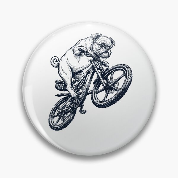 Item preview, Vintage Brussels Griffon Riding Bicycle Cycling Bike Dog Lover designed and sold by TerryConnells.