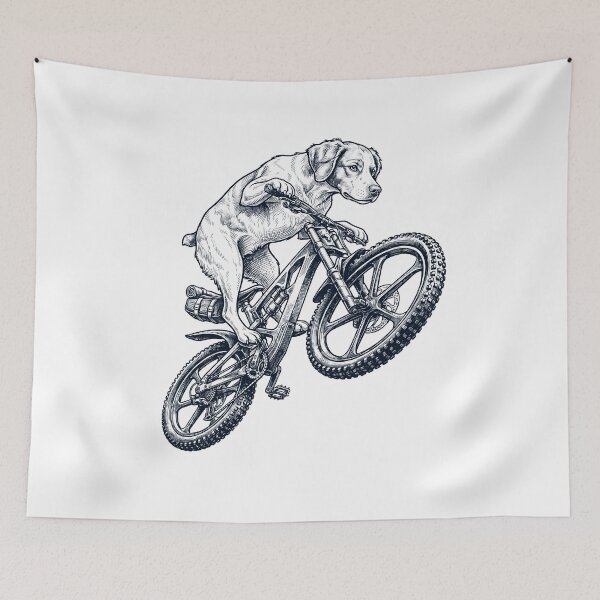 Item preview, Vintage Brittany Riding Bicycle Cycling Bike Dog Lover designed and sold by TerryConnells.