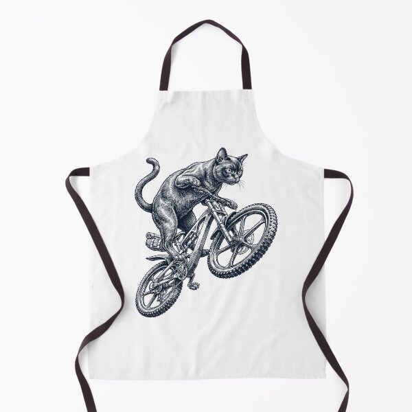 Item preview, Vintage Burmese Cat Riding Bicycle Cycling Bike Kitten Lover designed and sold by TerryConnells.