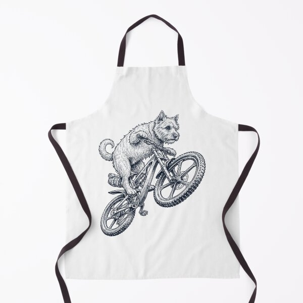 Item preview, Vintage Cairn Terrier Riding Bicycle Cycling Bike Dog Lover designed and sold by TerryConnells.