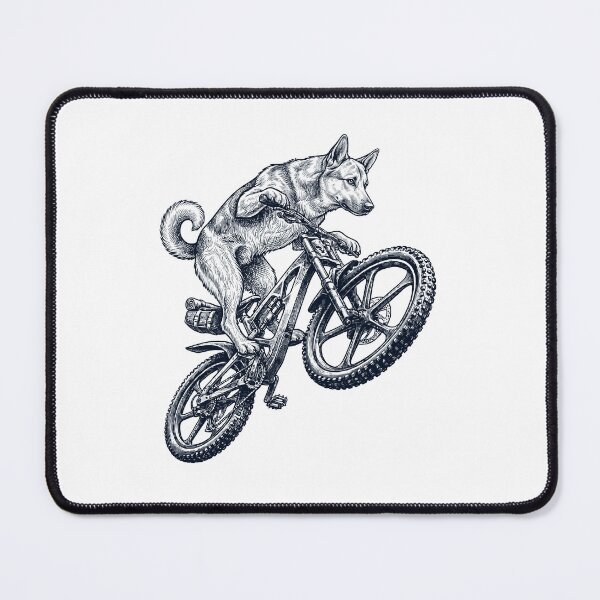 Item preview, Vintage Canaan Dog Riding Bicycle Cycling Bike Dog Lover designed and sold by TerryConnells.