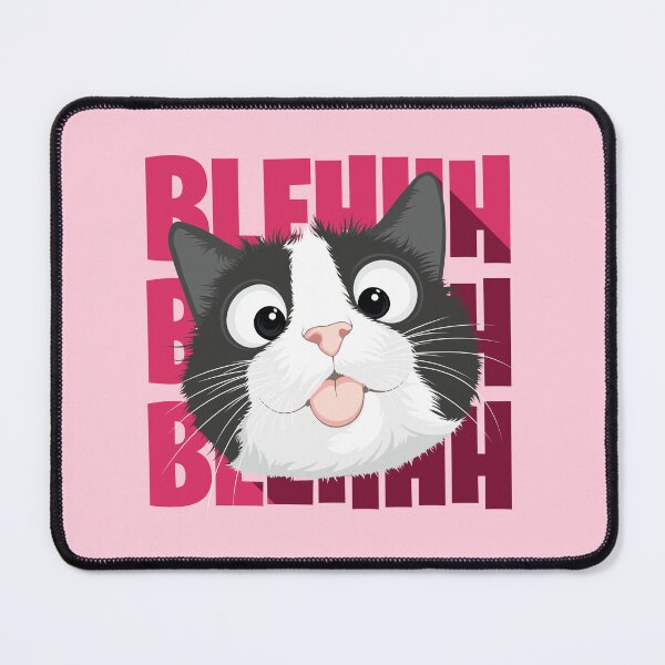 Item preview, Bleh Cat Graphic Hoodie, Sweatshirt & T-Shirt – Funny Black and White Cat Meme Design for Cat Lovers designed and sold by posterspot08.