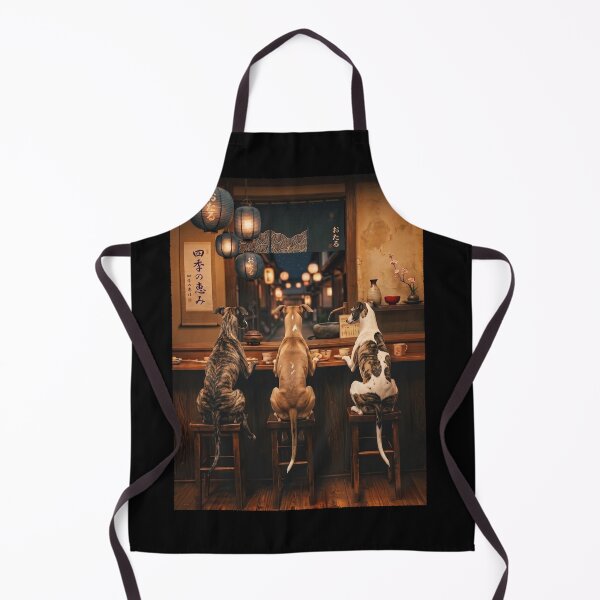Item preview, Japanese Whippet Art Foodie Dog Owner designed and sold by DoodleTortle.