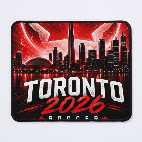 Item preview, Toronto 2026 Soccer Host City Maple Leaf Fan Art designed and sold by Aram250.