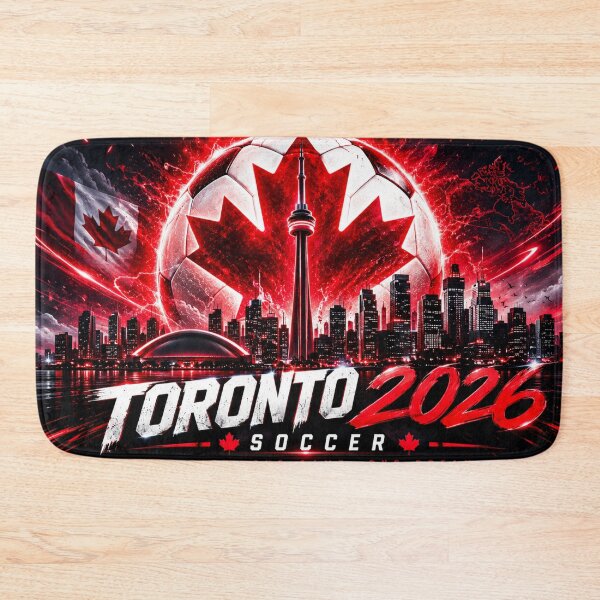 Item preview, Toronto 2026 Soccer Host City Maple Leaf Fan Art designed and sold by Aram250.