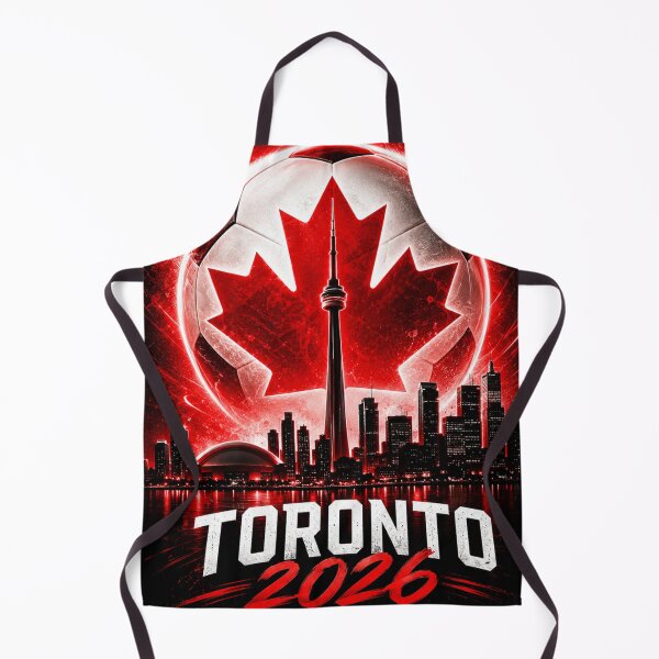 Item preview, Toronto 2026 Soccer Host City Maple Leaf Fan Art designed and sold by Aram250.