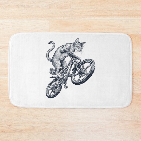Item preview, Vintage Cat Riding Bicycle Cycling Bike Animal Lover designed and sold by TerryConnells.