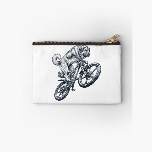 Item preview, Vintage Caucasian Shepherd Dog Riding Bicycle Cycling Bike Dog Lover designed and sold by TerryConnells.