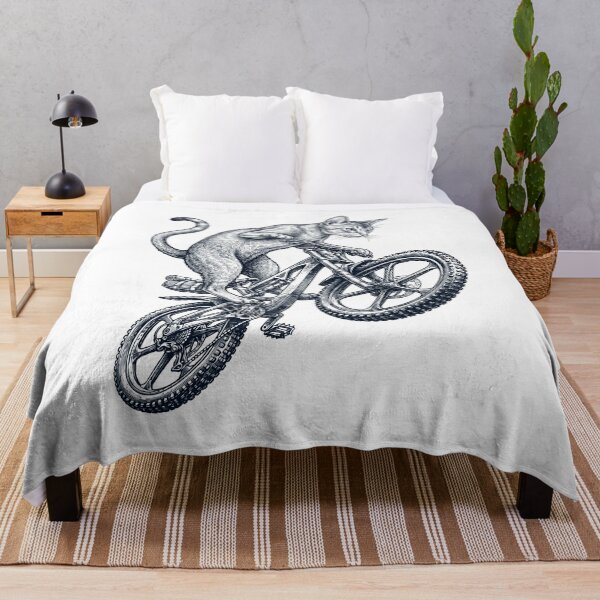 Item preview, Vintage Cat Riding Bicycle Cycling Bike Animal Lover designed and sold by TerryConnells.