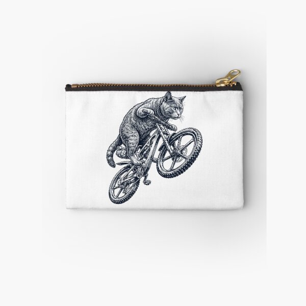 Item preview, Vintage Chartreux Cat Riding Bicycle Cycling Bike Kitten Lover designed and sold by TerryConnells.