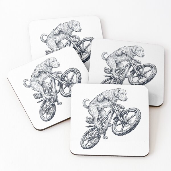 Item preview, Vintage Chesapeake Bay Retriever Riding Bicycle Cycling Bike Dog Lover designed and sold by TerryConnells.