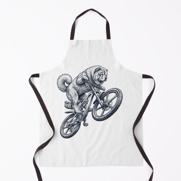 Item preview, Vintage Chow Chow Riding Bicycle Cycling Bike Dog Lover designed and sold by TerryConnells.