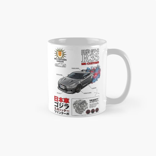 Artikelvorschau, R35 GT-R T-Shirt-Grafiken entworfen und verkauft von MKCustomsGarage.