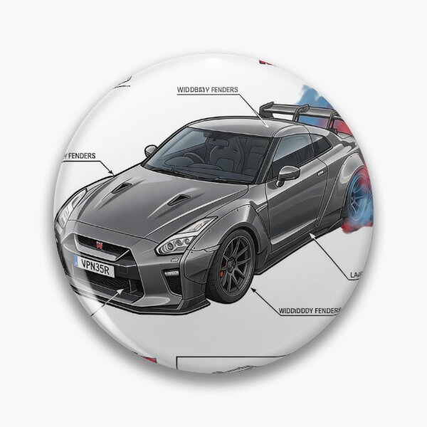 Item preview,  R35 GT-R t-shirt graphics designed and sold by MKCustomsGarage.