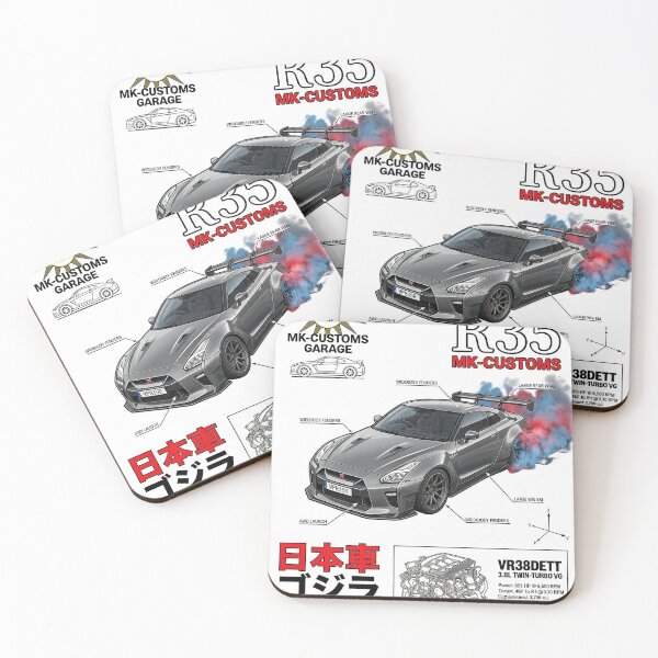 Item preview,  R35 GT-R t-shirt graphics designed and sold by MKCustomsGarage.