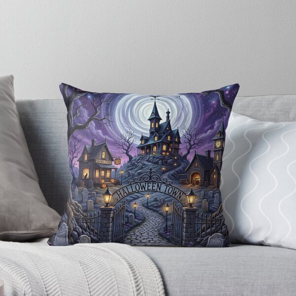 Item preview, Halloween Town Haunted Village. designed and sold by HorrorInkStudio.