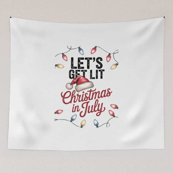 Item preview, let's get lit Christmas in July designed and sold by jkrphoto.