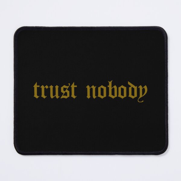 Item preview, Gold Trust Nobody Luxury Streetwear Gothic Lettering designed and sold by Void Script.