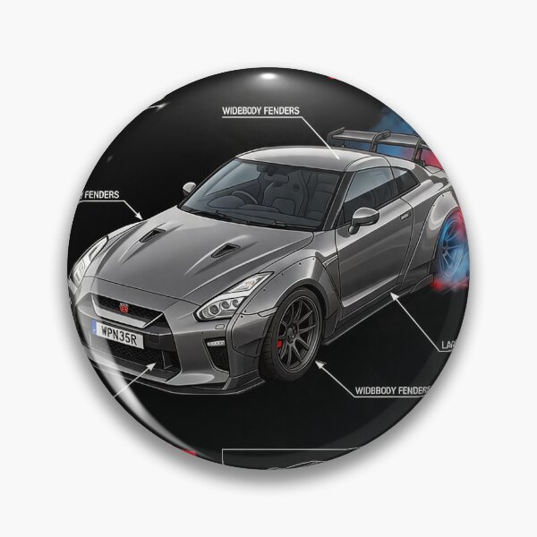 Artikelvorschau, R35 GT-R T-Shirt-Grafiken dunkel entworfen und verkauft von MKCustomsGarage.