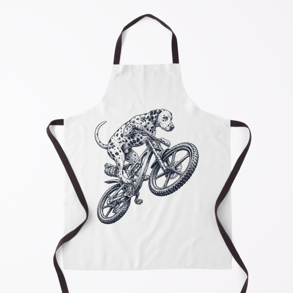 Item preview, Vintage Dalmatian Riding Bicycle Cycling Bike Dog Lover designed and sold by TerryConnells.