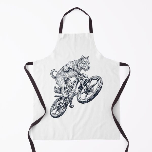 Item preview, Vintage Dandie Dinmont Terrier Riding Bicycle Cycling Bike Dog Lover designed and sold by TerryConnells.