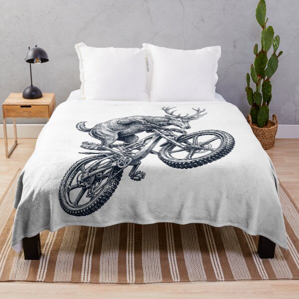 Item preview, Vintage Deer Riding Bicycle Cycling Bike Animal Lover designed and sold by TerryConnells.