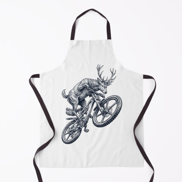 Item preview, Vintage Deer Riding Bicycle Cycling Bike Animal Lover designed and sold by TerryConnells.
