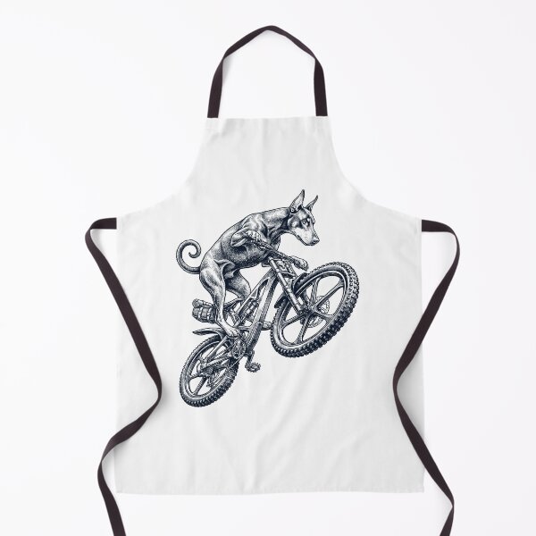 Item preview, Vintage Doberman Pinscher Riding Bicycle Cycling Bike Dog Lover designed and sold by TerryConnells.