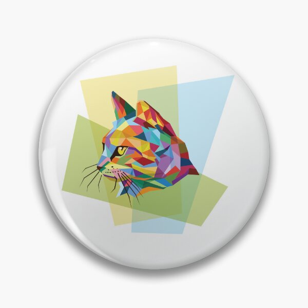 Item preview, pop art cat designed and sold by RebelArt Designs.