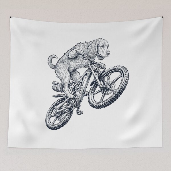 Item preview, Vintage English Cocker Spaniel Riding Bicycle Cycling Bike Dog Lover designed and sold by TerryConnells.