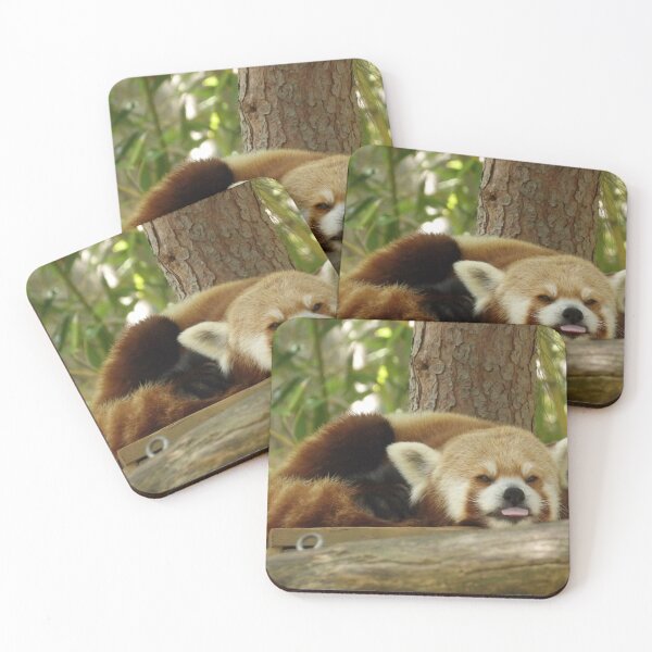 Item preview, Sleepy Red Panda Blep designed and sold by Vixeni.