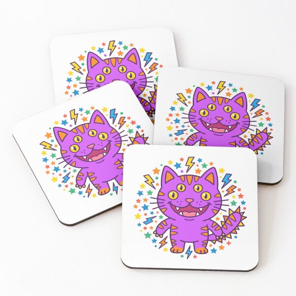 Item preview, Sparkle Cat Monster designed and sold by AfriForma.