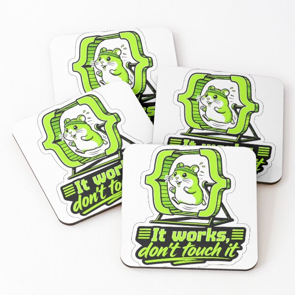 Item preview, If It Works, Don't Touch It – Funny Programmer & Engineer Sticker designed and sold by SoulMint.