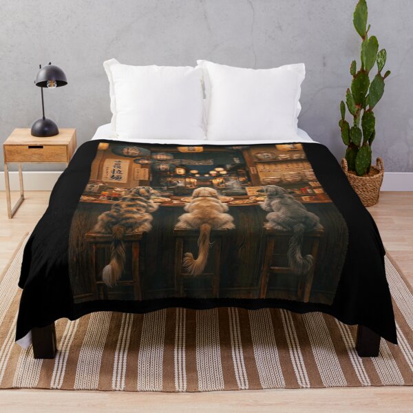 Item preview, Japanese Afghan Hound Art Ramen Noodle Foodie Dog Lover designed and sold by DoodleTortle.
