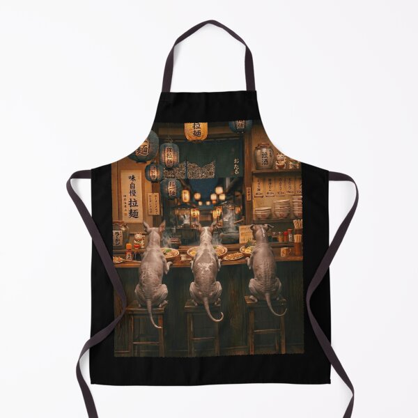 Item preview, Japanese American Hairless Terrier Art Ramen Noodle Foodie Dog Lover designed and sold by DoodleTortle.