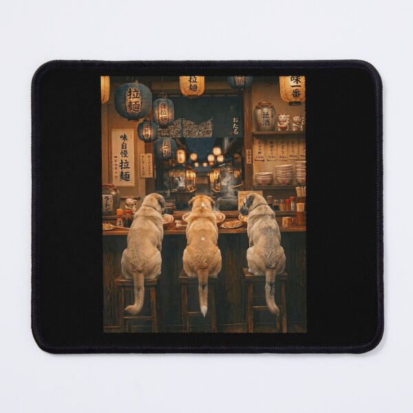 Item preview, Japanese Anatolian Shepherd Dog Art Ramen Noodle Foodie Dog Lover designed and sold by DoodleTortle.