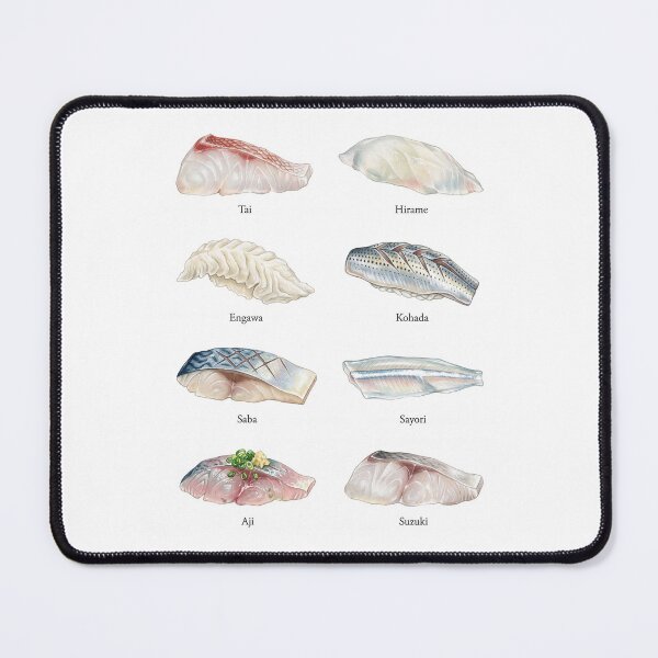Item preview, Japanese White Fish Sushi designed and sold by ArunDandiboina.