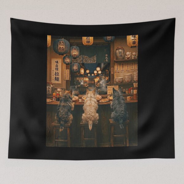 Item preview, Japanese Australian Terrier Art Ramen Noodle Foodie Dog Lover designed and sold by DoodleTortle.