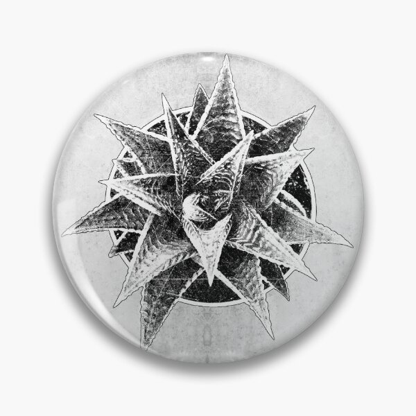 Item preview, Fairy Washboard Haworthia Dark Botanical Circular Succulent Art designed and sold by Ghoul Enterprises.