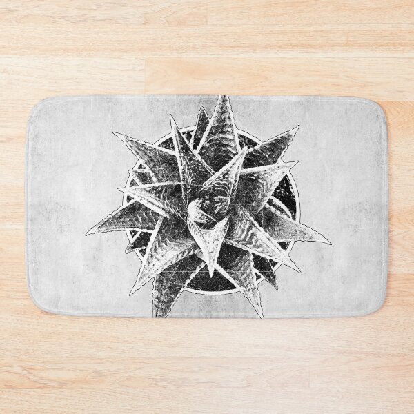 Item preview, Fairy Washboard Haworthia Dark Botanical Circular Succulent Art designed and sold by Ghoul Enterprises.