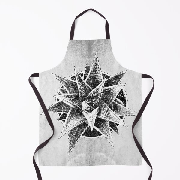 Item preview, Fairy Washboard Haworthia Dark Botanical Circular Succulent Art designed and sold by Ghoul Enterprises.