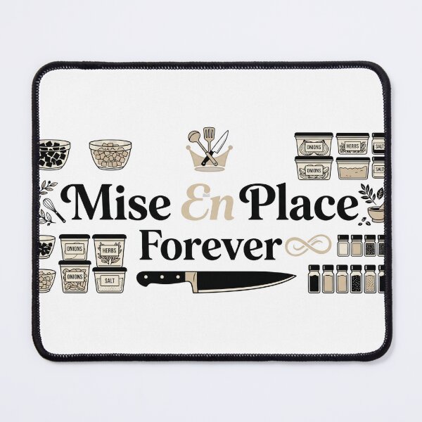 Item preview, Mise En Place Forever Chef Art - Funny Chef Gift designed and sold by BrewChef.